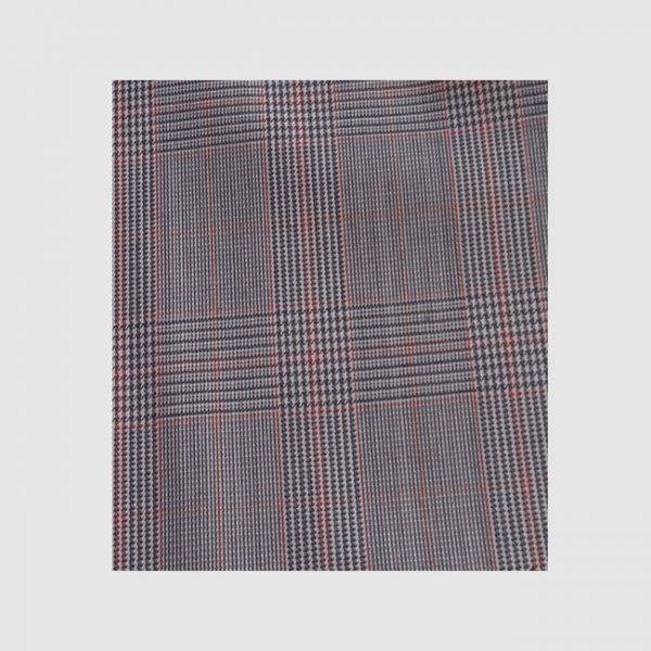 Black & White with Brown Checks