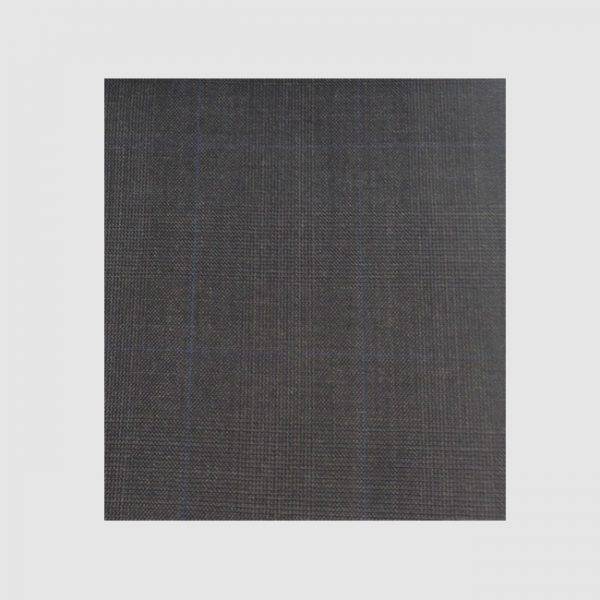 Charcoal Grey & Blue Checks