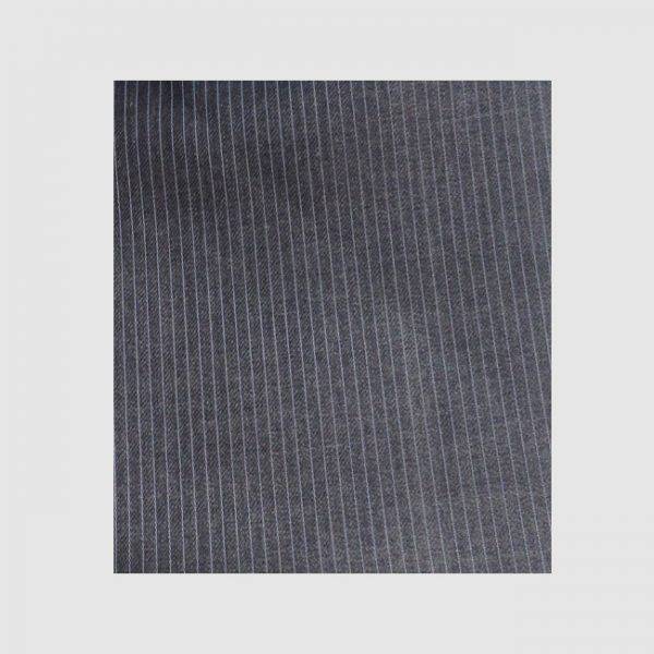 Grey with Blue Pin Stripes