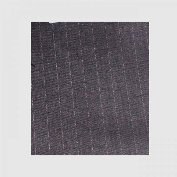 Grey with White Dotted Stripes