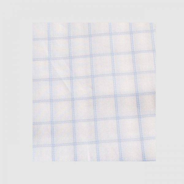 Light Blue & White Big Checks