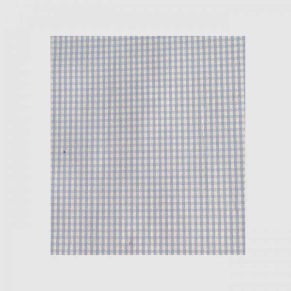 Tiny light blue checks