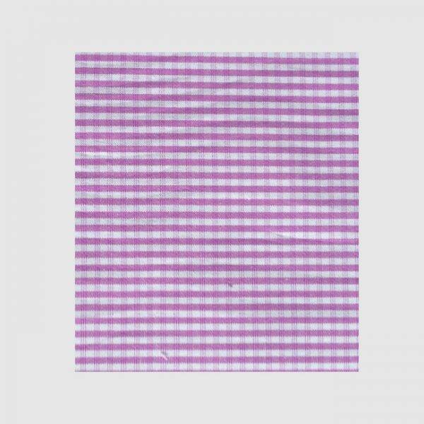 Tiny pinkish purple checks